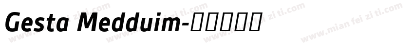 Gesta Medduim字体转换